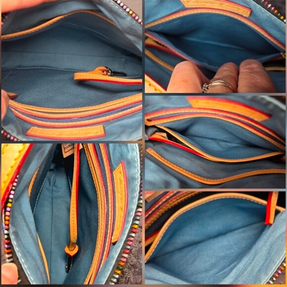 Authentic Dooney & Bourke Grafica Retro Multicolor Crossbody - PRICE IS FIRM - Picture 11 of 12